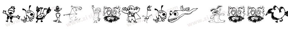 Brian powers Doodle 2字体转换